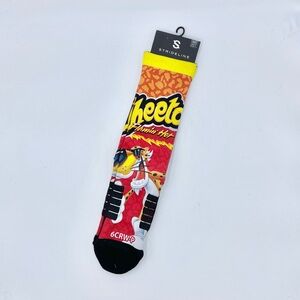 NEW Flamin’ Hot Cheetos Chester Cheetah Graphic Casual Socks Unisex size M/L